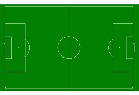 blank football pitch template